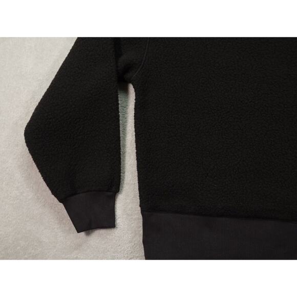 Everlane Womens Black 100% Polyester Pullover Teddy Sweater Size M - Picture 8 of 12